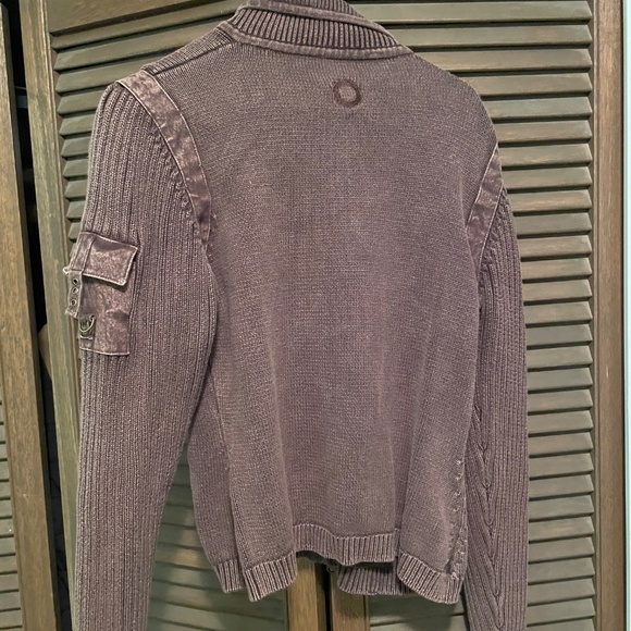 Men’s knit sweater jacket - Picture 2 of 3